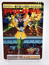 Final Fight2 PHILIPPE Game card Anime Japonais TCG BANDAI CAPCOM JAPAN a0050