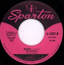 Ray Charles Busted 7" Vinyle