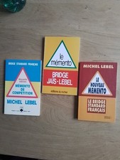 Bridge Michel Lebel Le Mémento Le Nouveau Mémento de compétition Jaïs Lebel