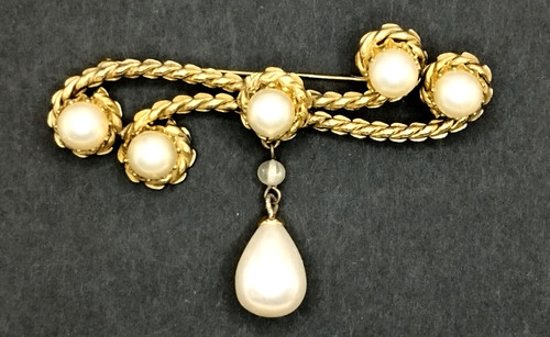 Imposante broche vintage forme - broche,