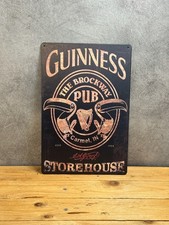 Plaque métal Guinness 180