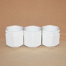 Ensemble de 3 anciens pots à yaourt YALACTA pour yaourtière