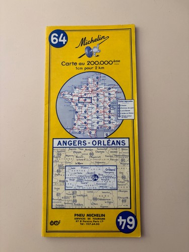 Ancienne carte michelin 64 - michelin, n°64