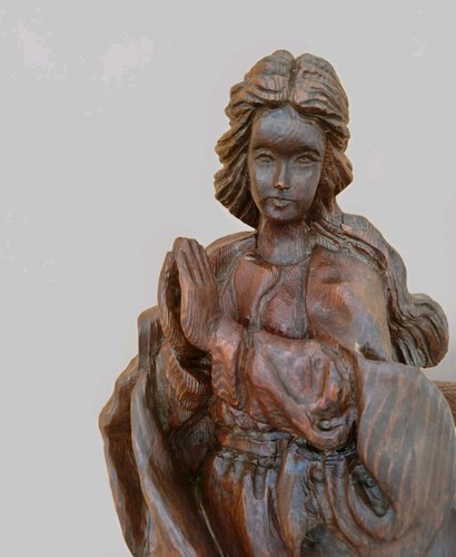 Sculpture ancienne bois - en,