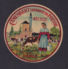Ancienne étiquette Fromage