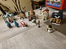 décoration village de noel,sans l'allumage,occasion