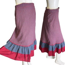 Vintage 70's Jupe à Carreaux