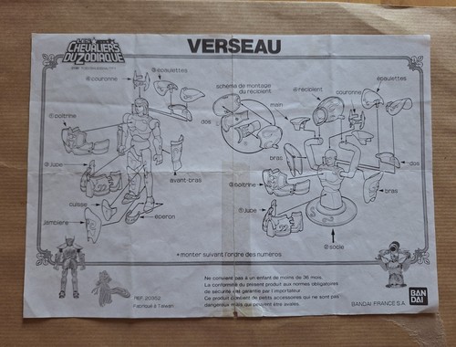 Chevalier zodiaque verseau - chevalier,