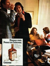 Publicité Advertising 1125  1974  Cointreau  digestif   vigoureuse saveur