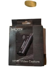 HDMI to USB 2.0 Video Capture Card 4K to 1080p 30fps Video Record DSLR Camcorder