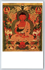 Tibetan Tanka Vintage Postcard