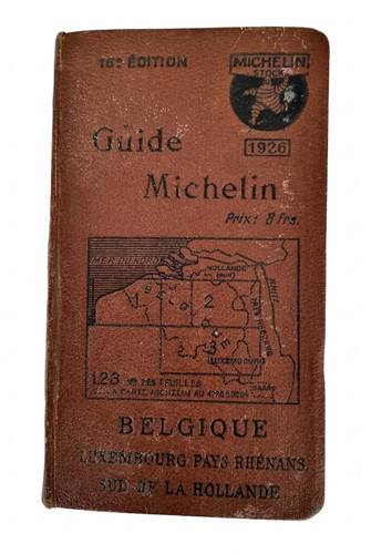 Guide michelin belgique 1926 - guide,