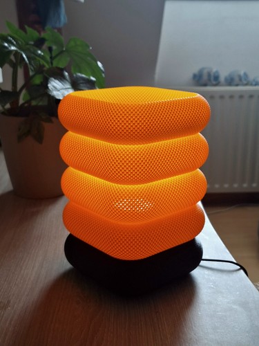 Lampe table orange - lampe,