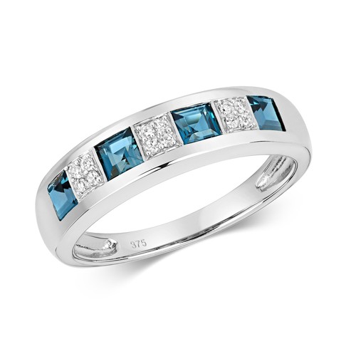 Bague blanc carat et - 9,
