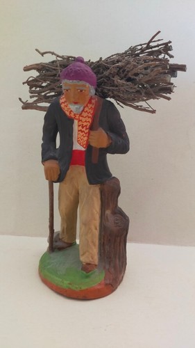 Santon porteur de bois - santon,