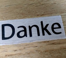 Patch danke merci - patch,