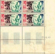 Madagascar 1949 n°PA72 Union