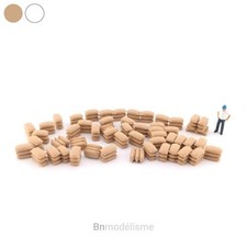 HO Lot 50 Piles de Sacs, 1/87