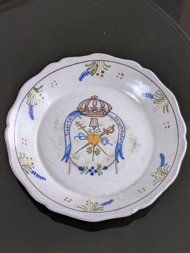 Nevers xviiième assiette - xviiième,
