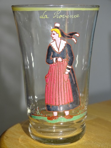 Ancien verre jus fruit - 1, de