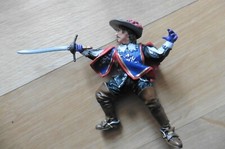 Figurine Papo 2001 Mousquetaire se battant à l'épée 9 cm