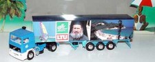 1:87 Volvo F12 Camion Remorque Jahn Voyages, LTU Motif Plage - Albedo