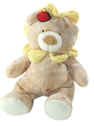 Doudou peluche lion beige - doudou,