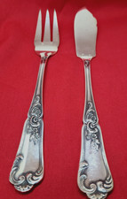 ART DE LA TABLE  12 COUVERTS A POISSON MODELE LOUIS XV ORBRILLE METAL ARGENTE