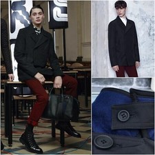 UltraRare & Great Dior Homme AW14  Technical Fabric Padded Peacoat