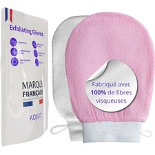 2 x Gant Exfoliant Corps - Gant de Crin Gant Kessa Gommage Corps et Visage en...
