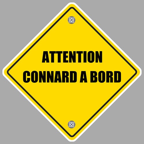 Sticker humour signalisation - sticker,
