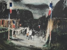 Lithographie Gaston Sebire 1920 2001