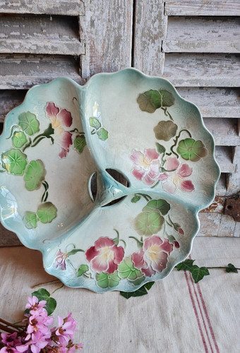 Ancien plat service a - de,