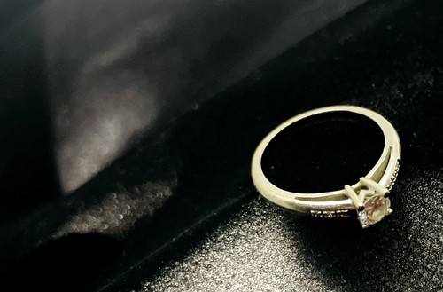 Bague blanc carats de - 18,