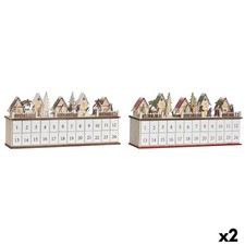 Calendrier de l’Avent DKD Home Decor Bois 45 x 11 x 23 cm [2 Unités]