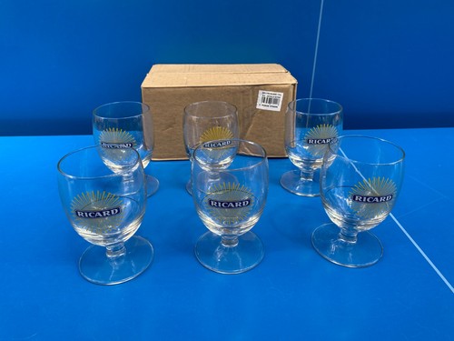 Verres ballons ricard neufs - 6,