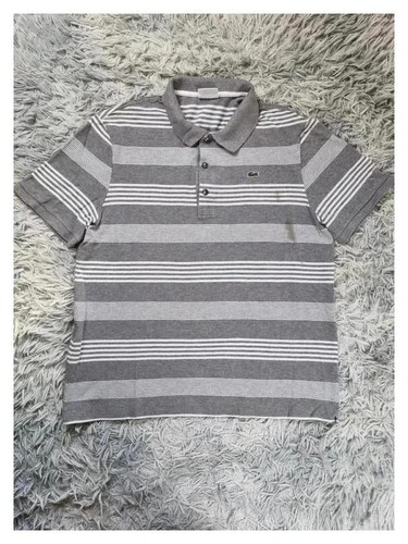 Polo vintage lacoste gris - lacoste,