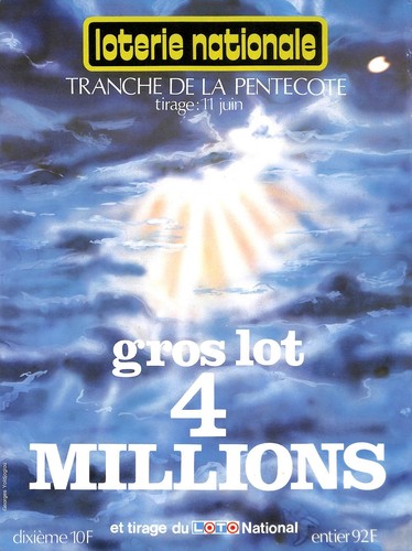 Affiche poster loterie - affiche, /