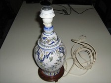 pied de lampe céramique salon ou bureau hauteur 35cm