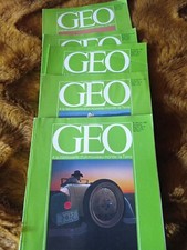 Revues GEO 1981(5 Magazines)