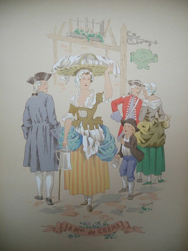 Lithographie aquarellée la - lithographie,
