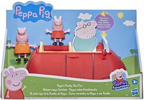 Peppa pig voiture - peppa, rouge
