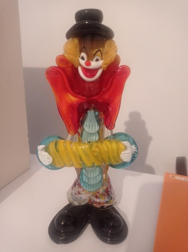 Clown verre murano - clown,