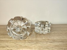 Bougeoirs Mikasa Verre Cristal Déco Chandelier