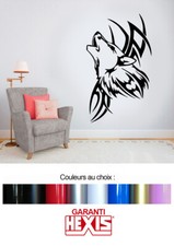 DECOR MURAL MUR LOUP CHIEN