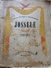 "JOSSELE"  Alexandra de BEAUHARNAIS / Léon ZACK  1948 dédicacé