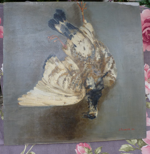 Tableau nature morte chasse - morte,