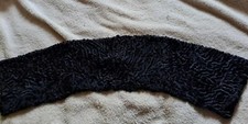 N°2 COL EN VERITABLE ASTRAKAN 60 CM X 15 CM