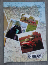 RANGE ROVER années 70, catalogue original, brochure, dépliant BLI 18  1973
