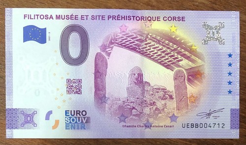 2021 billet euro souvenir - 0,